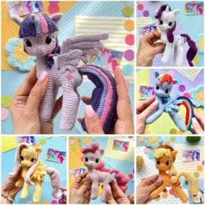 Receita Little Poney Amigurumi