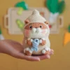 Receita Lontra Amigurumi