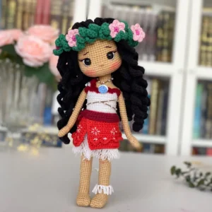 Receita Moana Amigurumi