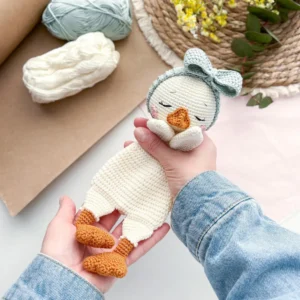 Receita Naninha Ganso Amigurumi