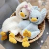 Receita Naninha Pato Amigurumi