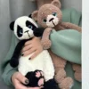 Receita Naninhas Panda e urso Amigurumi