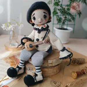 Receita Palhaço Amigurumi