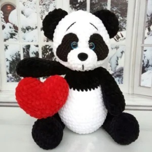 Receita Panda Amigurumi