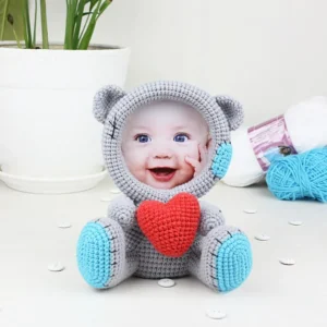 Receita Porta Retrato Amigurumi