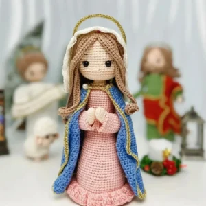 Receita Santinha Amigurumi