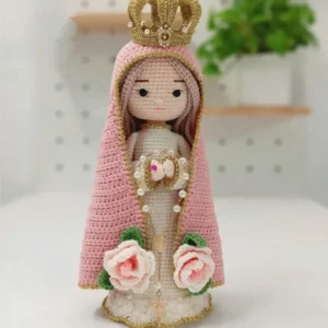 Receita Santinha Amigurumi