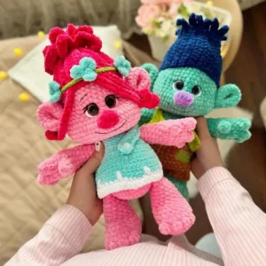 Receita Trolls Amigurumi