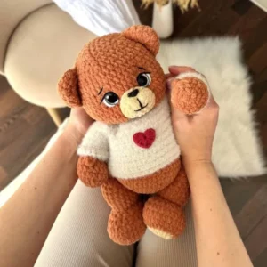 Receita Urso Teddy Amigurumi
