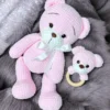 Receita Urso e chocalho Amigurumi