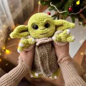 Receita Yoda Amigurumi