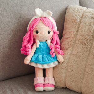 Receita Boneca Mia Amigurumi